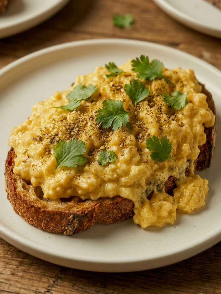 Spiced Scrambled Eggs with Mata Masala Original Blend